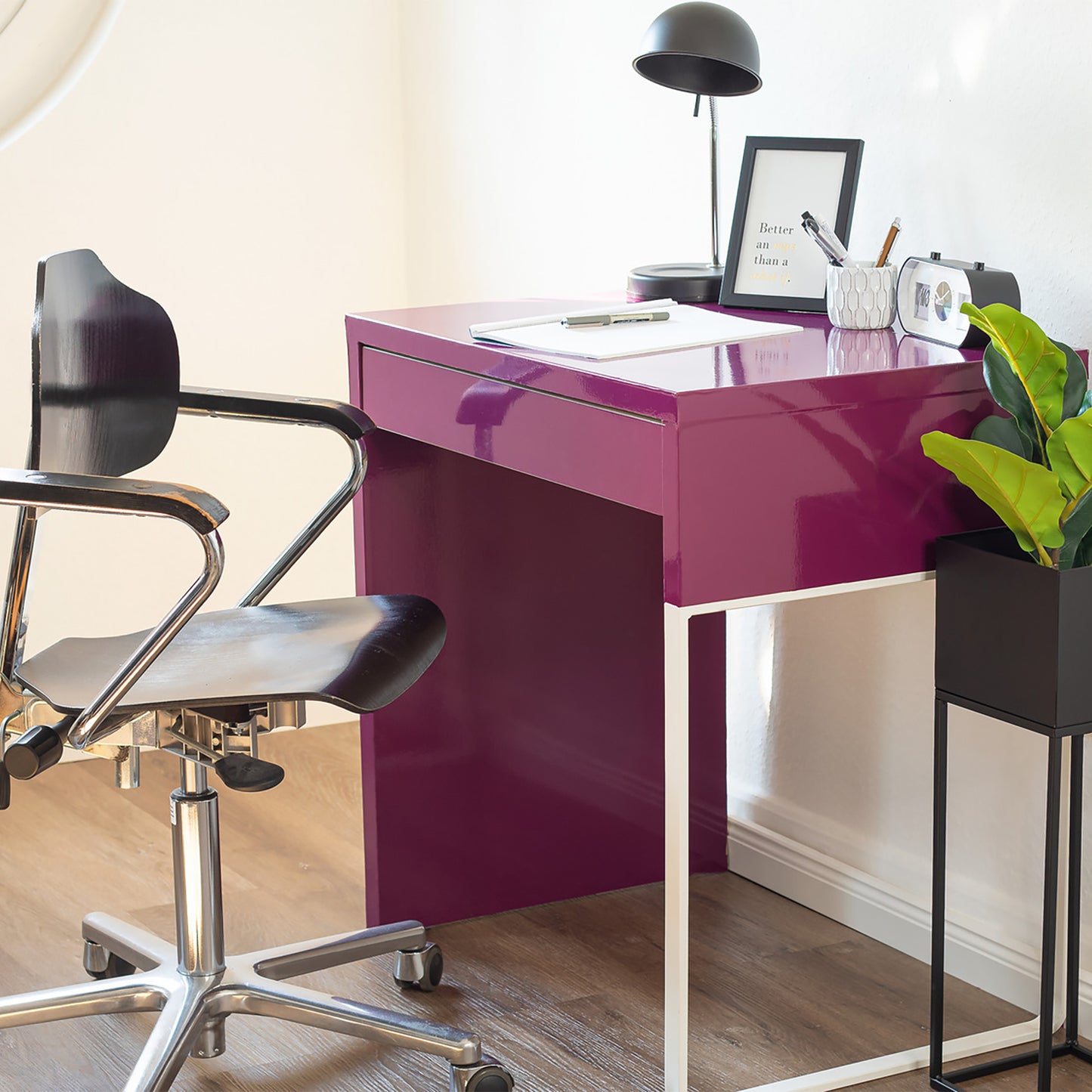 d-c-fix Gloss Berry Purple sticky Back Furniture & Kitchen Wrap